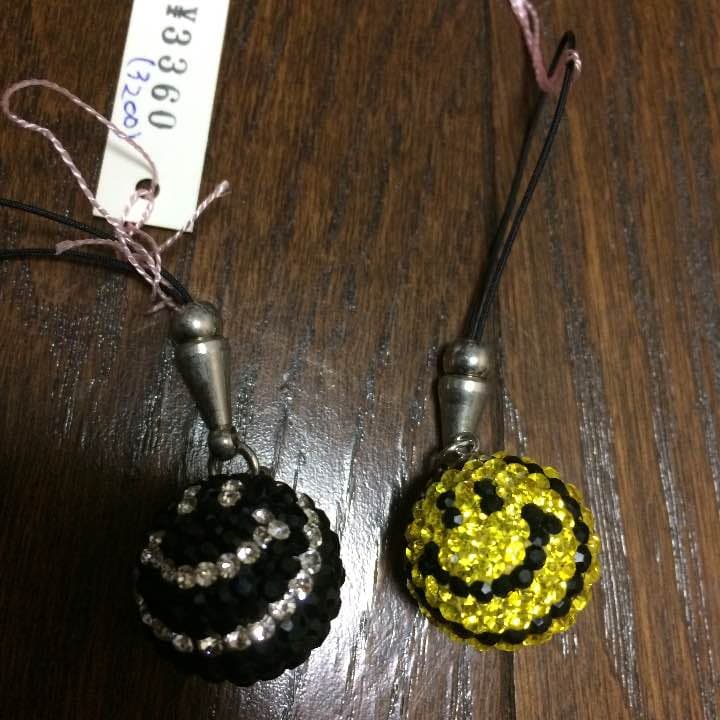 ニコちゃんマークはの携帯ストラップセット