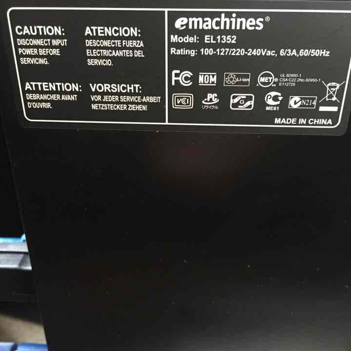 Emachine 本体他4点セット