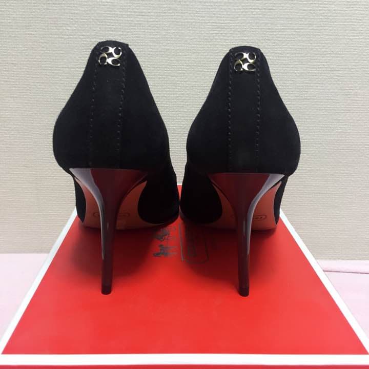 未使用品★美品★コーチ★COACH★パンプス★スエード