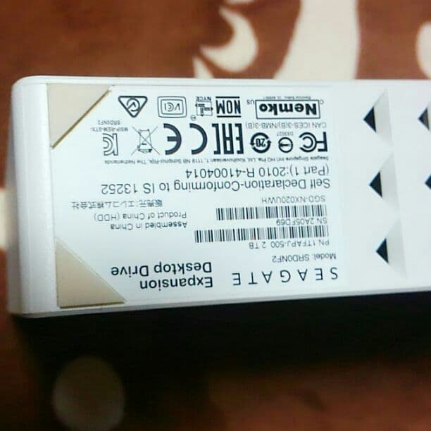 HDD 外付け SEAGATE