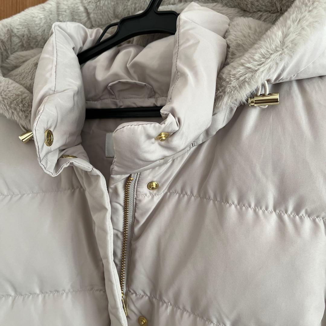 美品♪ GLOBAL WORK ⭐︎ ウツクシルエット撥水ダウンコート グレージュ