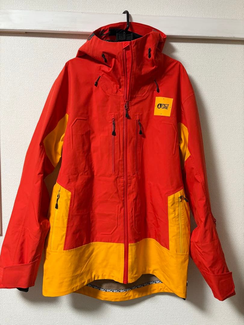 PICTURE スノーボードジャケット 赤/黄