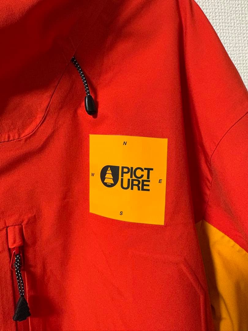 PICTURE スノーボードジャケット 赤/黄