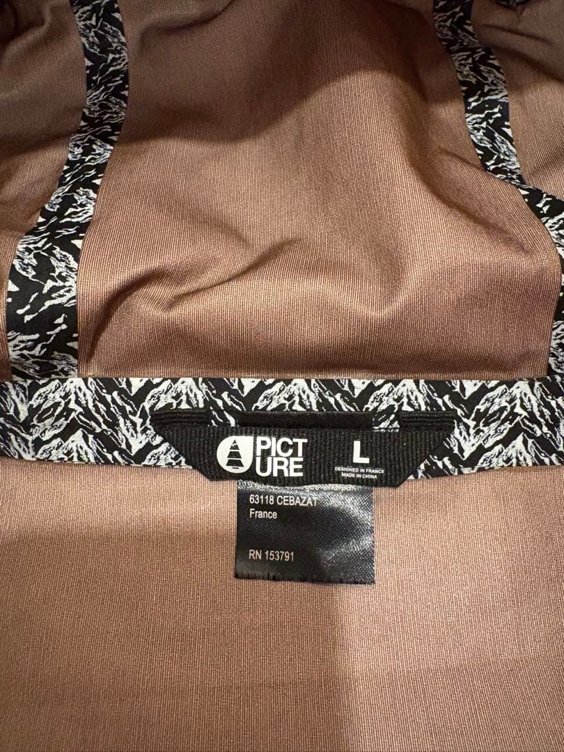 PICTURE スノーボードジャケット 赤/黄