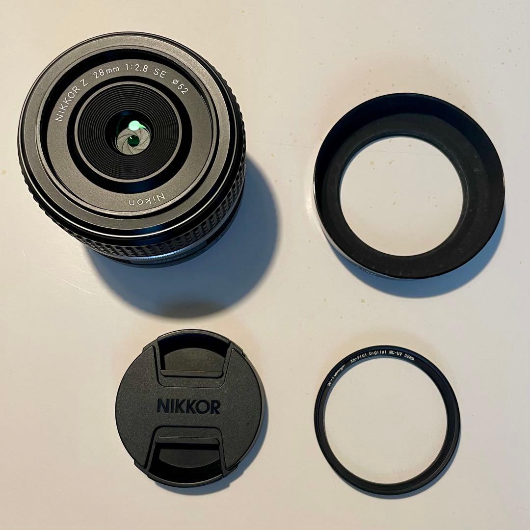 床*リ様 NIKKOR Z 28mm f2.8 SEレンズフード、プロテクタ オ