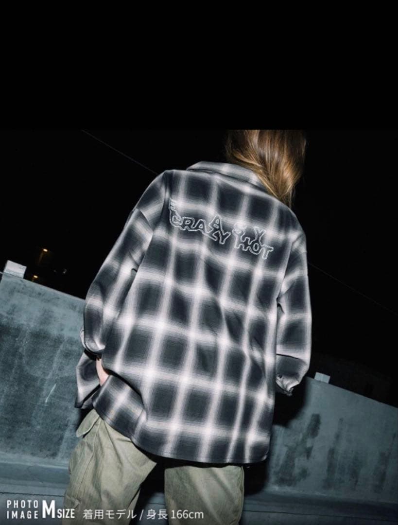 LE SSERAFIM ルセラフィム チェックシャツ XLサイズ ★トレカ付き★