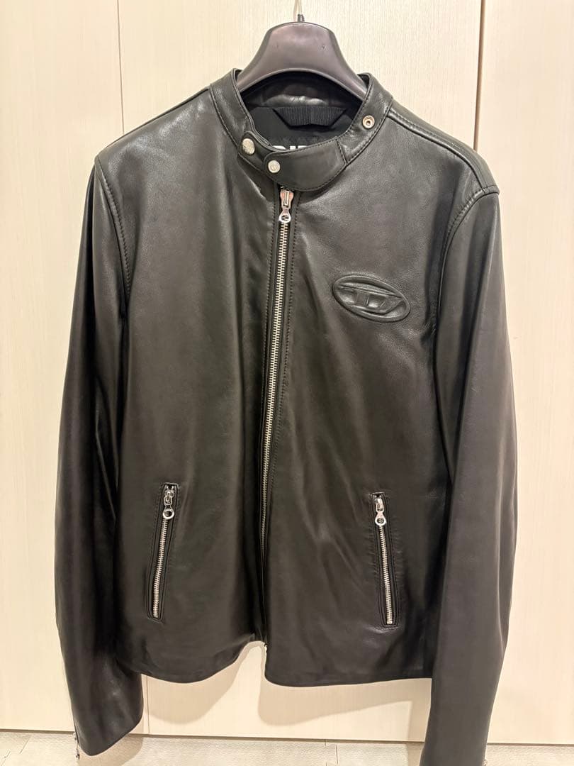DIESEL レザージャケット　ディーゼル　レザーアウター　羊革