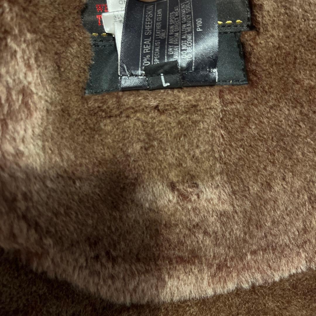 B3 JOURNALSTANDARD別注　アンノウン リアルムートンブルゾン