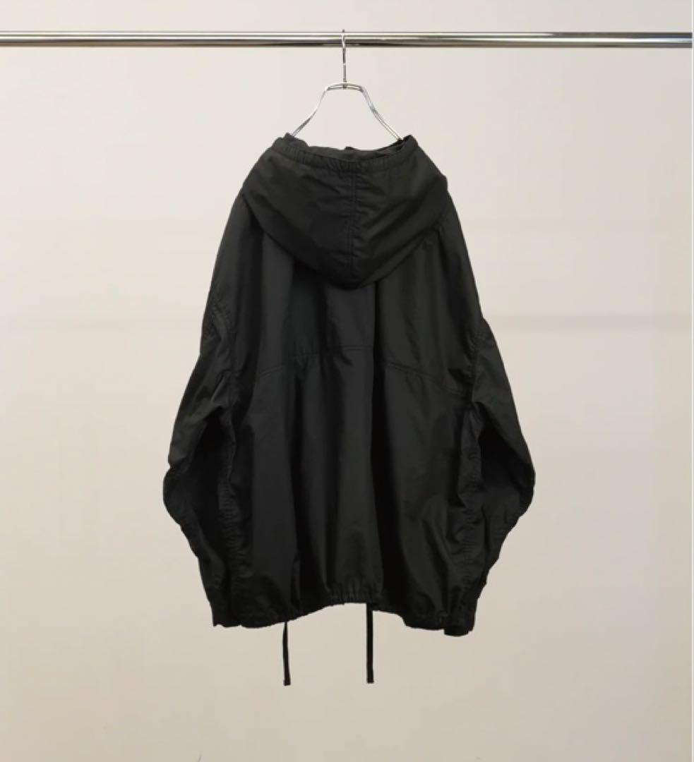 ANCELLM HOODED FIELD SHIRT JACKET 黒 1