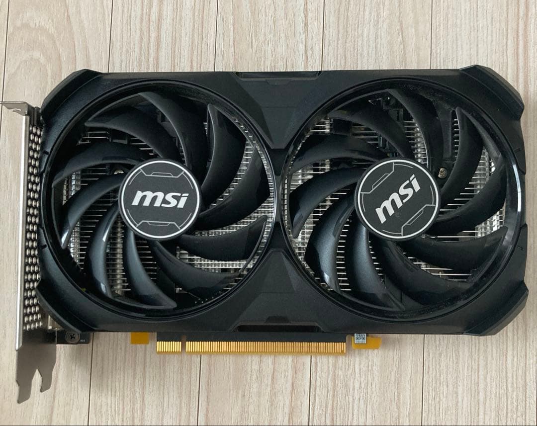 【ジャンク】MSI GeForce RTX グラフィックボード4060