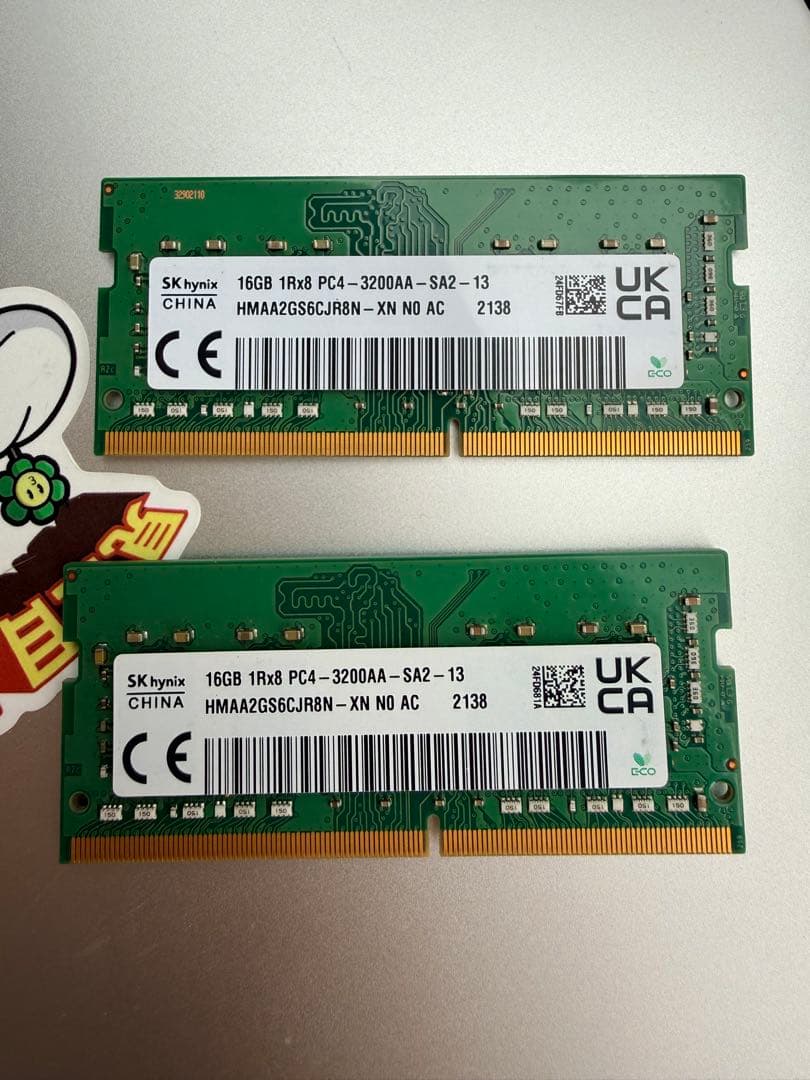 DDR4-3200 32G（16x2）