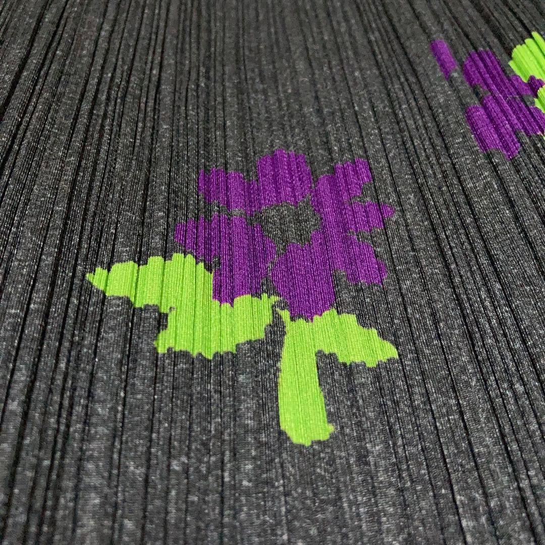 【美品】PLEATS PLEASE スカート 花柄 総柄 マキシ丈 変形 台形.