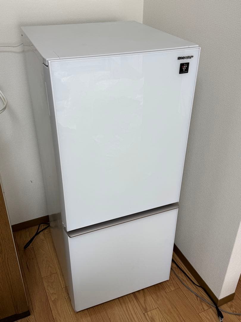 SHARP SJ-GD14E-W ガラス扉