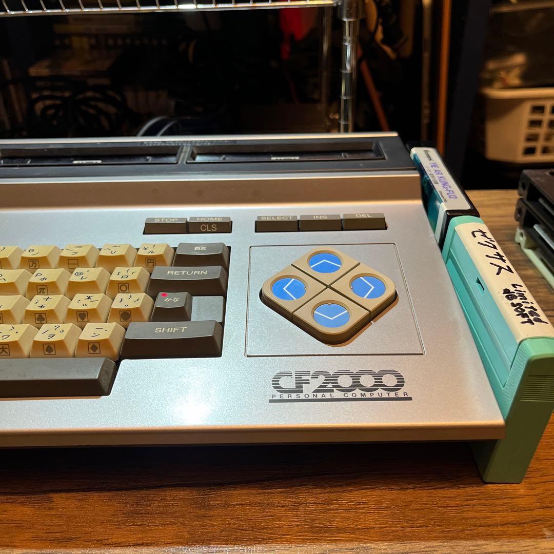 MSX本体中古 箱説なし オマケゲーム2本付き 動作確認済 CF-2000