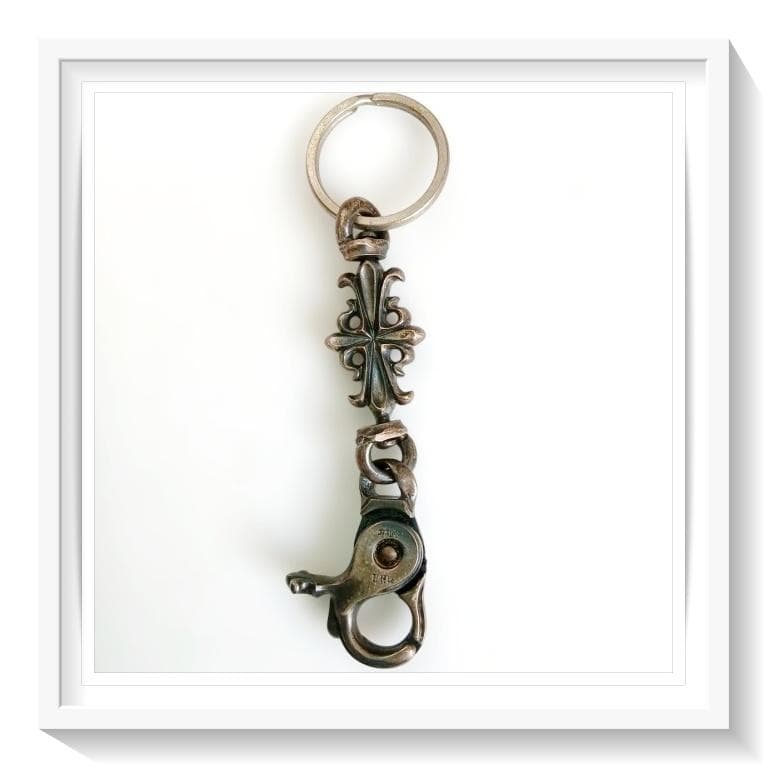 ③silver925 キーホルダー キーチェーン　49g　オリジナルデザイン