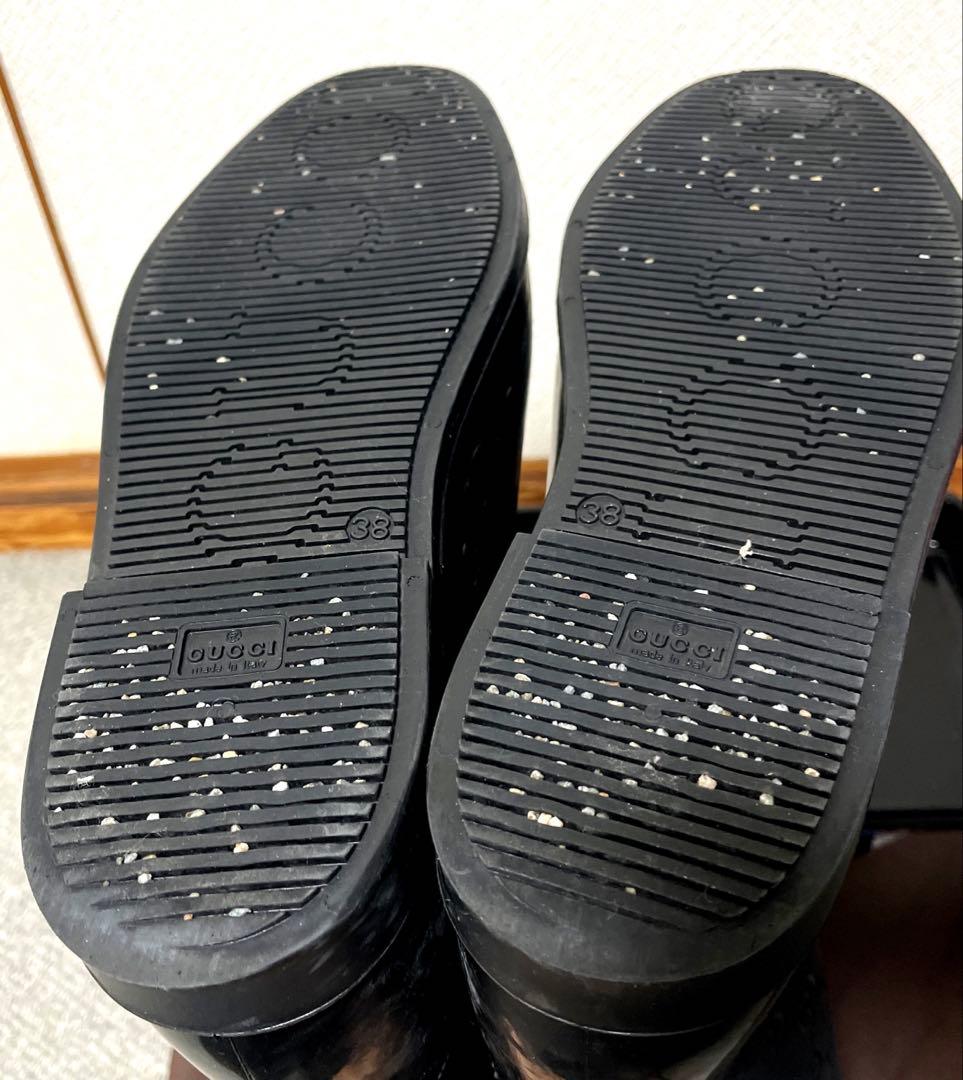 グッチ　レインブーツ　サイズ38