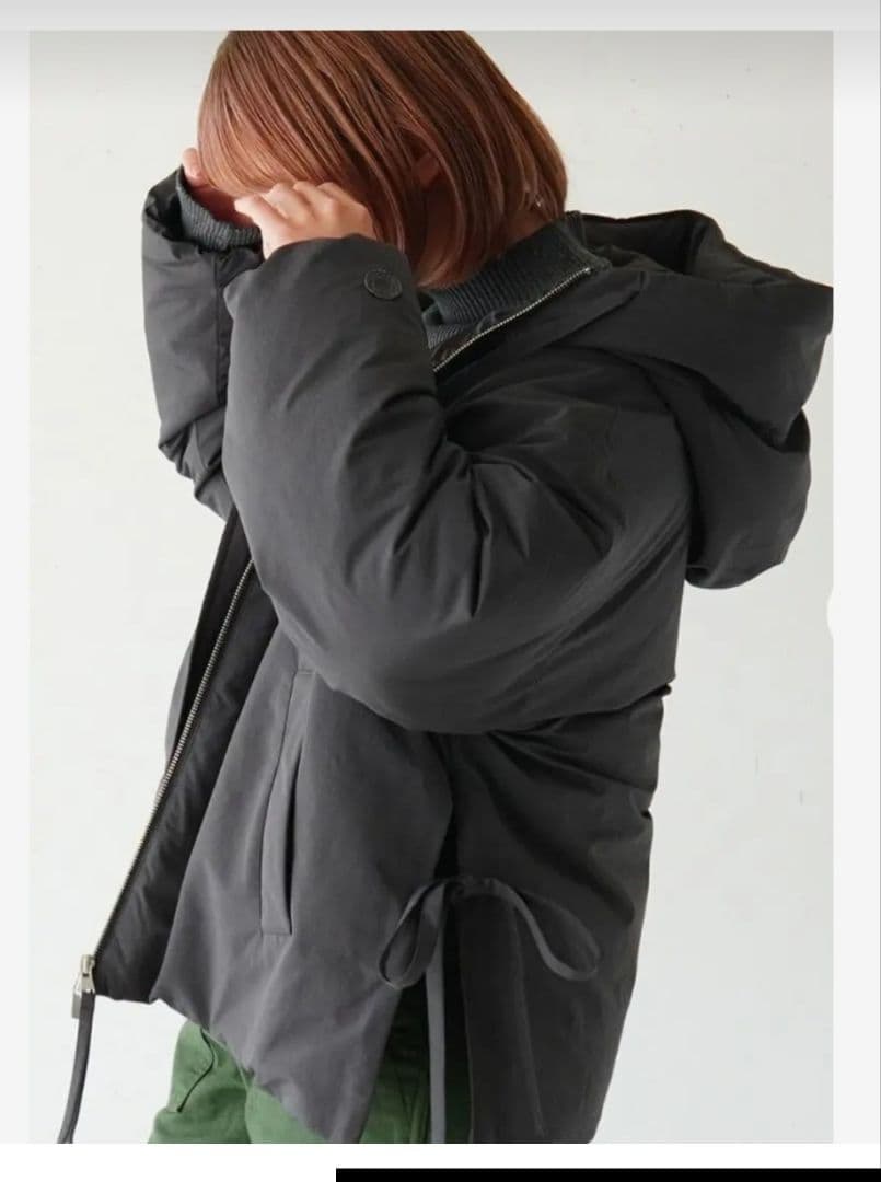 美品　ORCIVAL　オーチバル　フード付きダウンジャケット　グレー