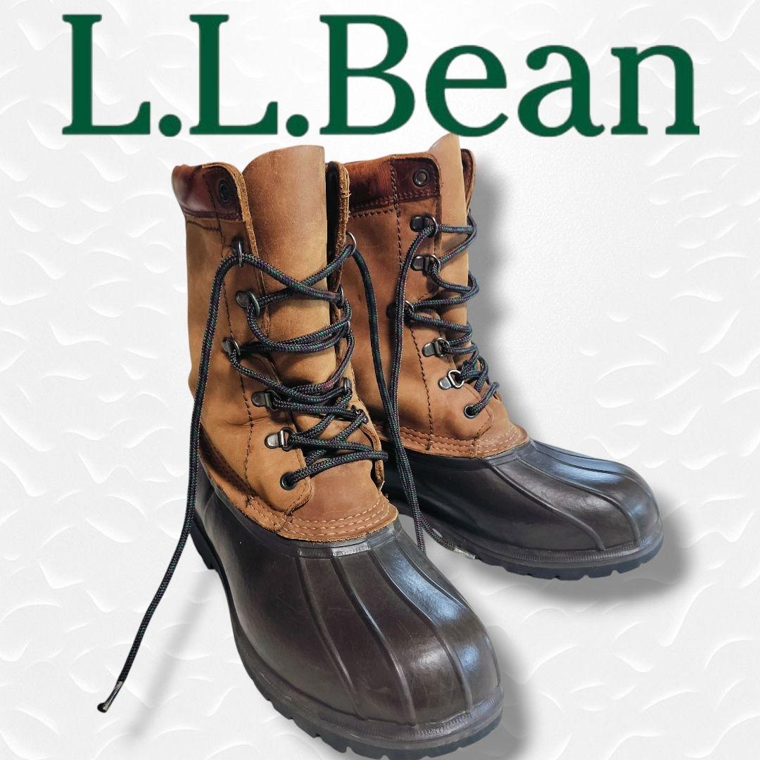 【希少】L.L.Bean ビーンブーツ Vibram レザーブーツ USA製