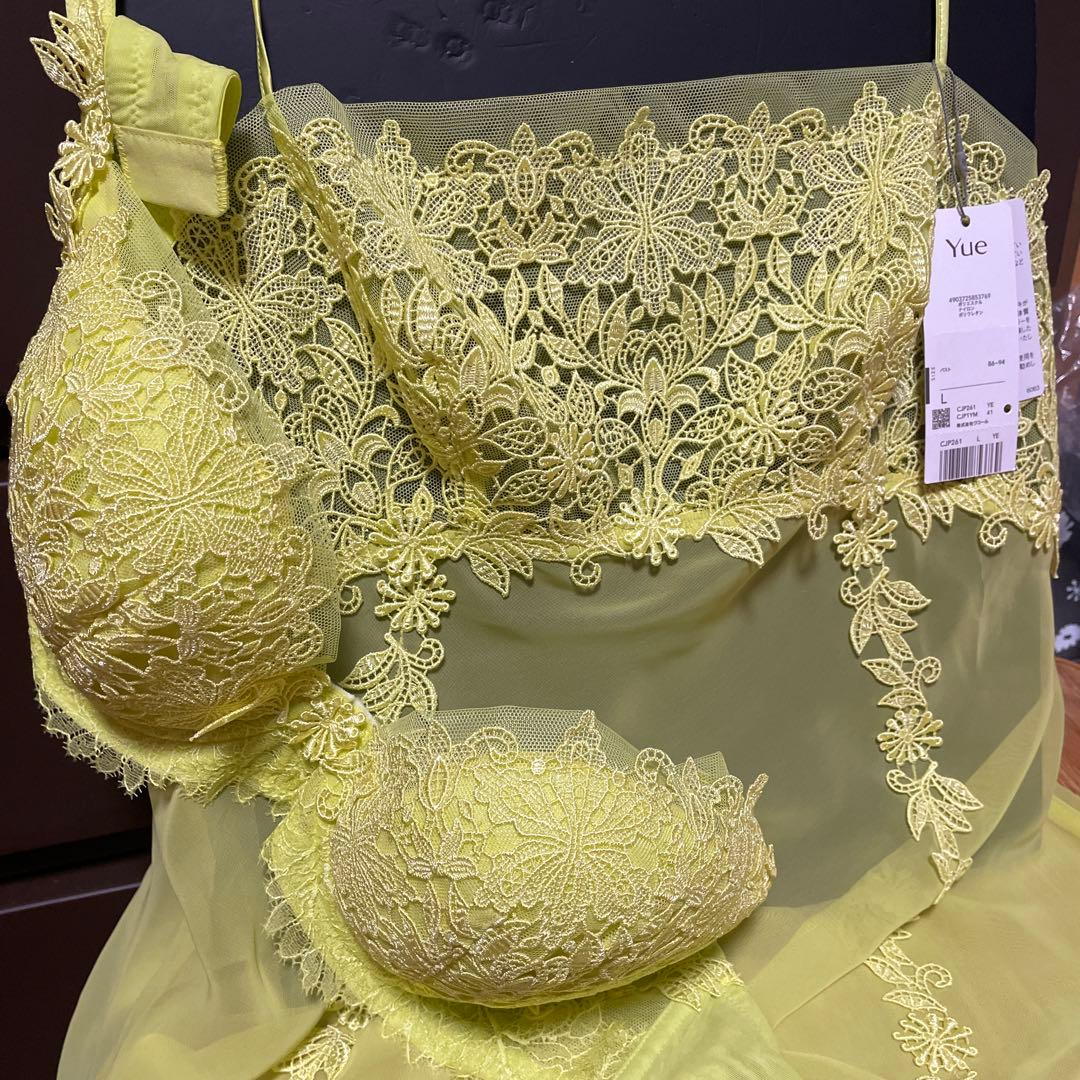ワコール高級下着 Yue ユエ　 キャミソール&ブラジャー　セット