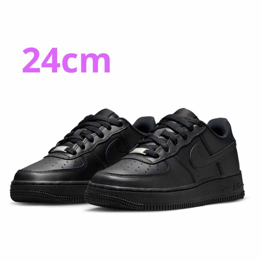 NIKE Air Force 1 エアフォース　ブラック　24cm