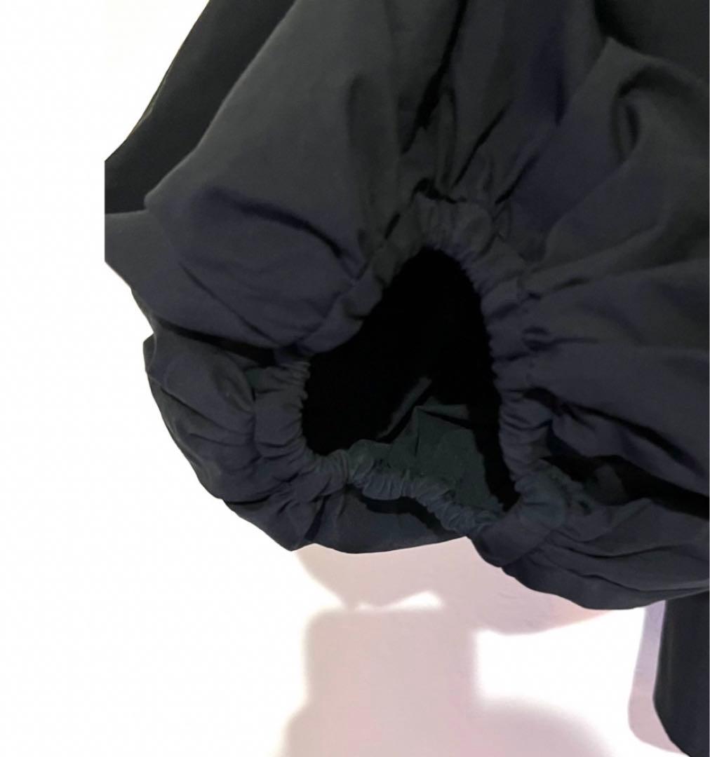 CELERI 2025SS パフスリーブシャツ　黒　ドゥーズィエムクラス