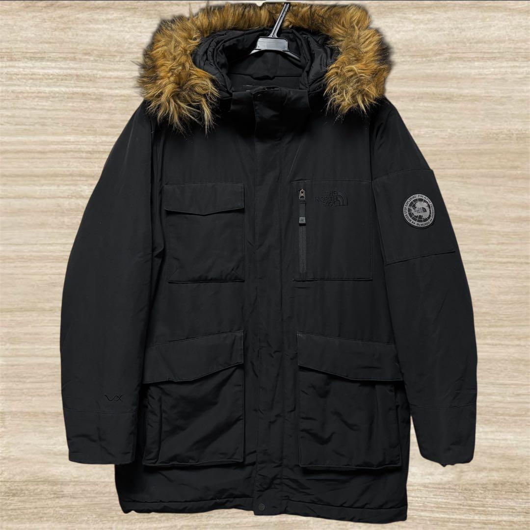 超美品 ノースフェイス マクマード ロングダウン ブラック XL