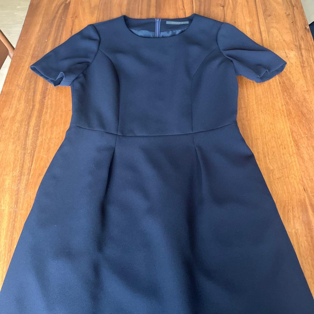 CARETTE 受験　ネイビー　ショールカラー　11号