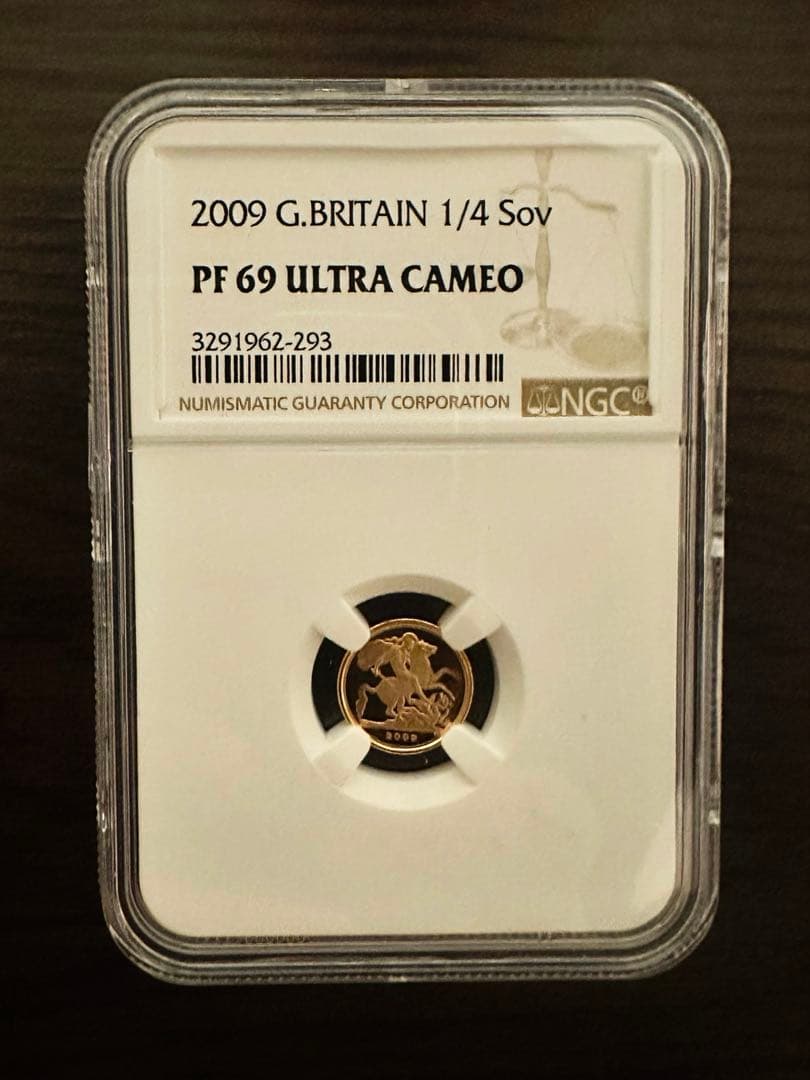 NGC PF69 1/4ソブリン金貨【22金】 エリザベス2世2009