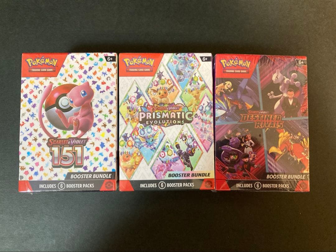 ポケモンカード　英語版　bundle box 未開封　シュリンク付き　3セット