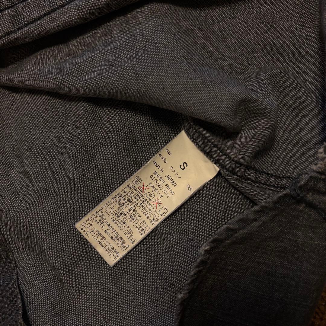 【希少】REMI RELIEF レミレリーフ ウエスタンシャツ　デニムシャツ