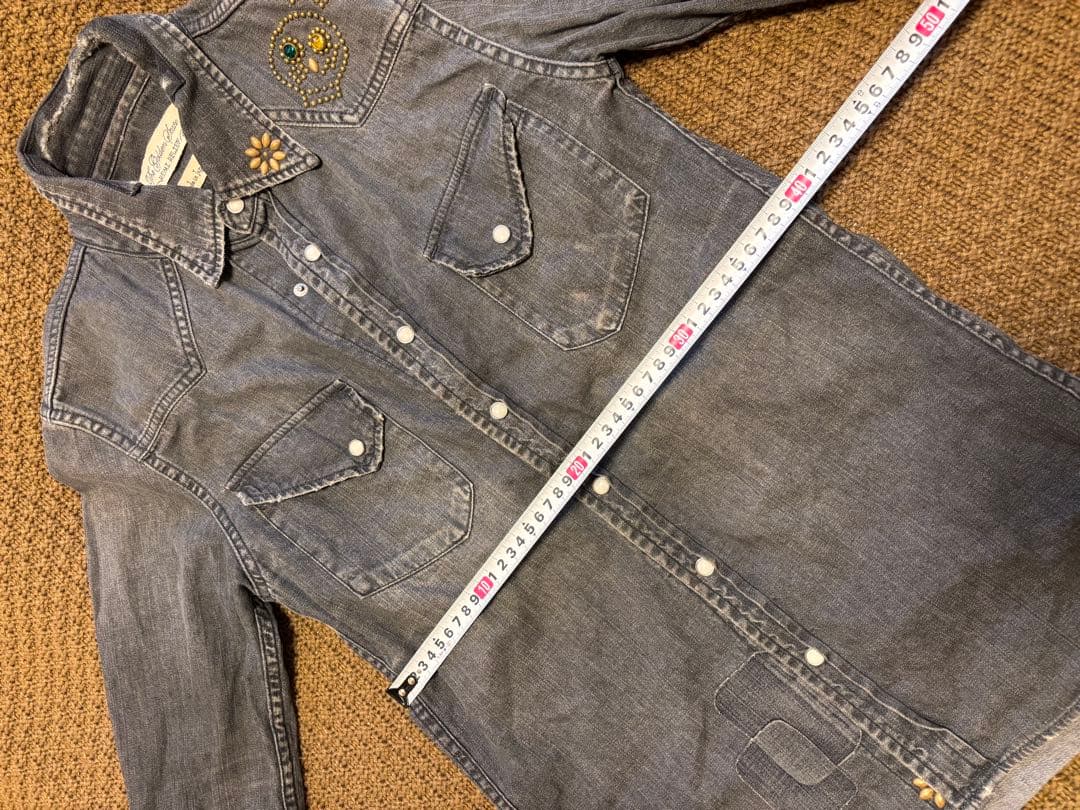 【希少】REMI RELIEF レミレリーフ ウエスタンシャツ　デニムシャツ