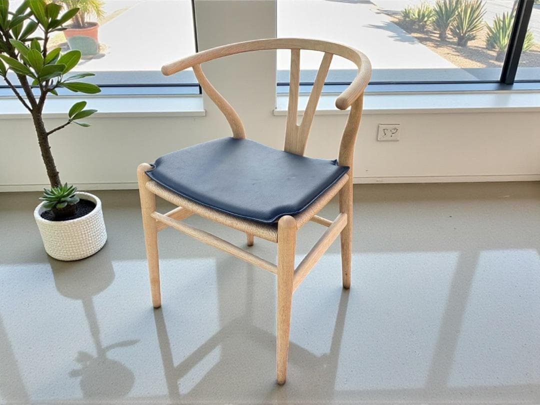 ◯①【ほぼ未使用】カールハンセン＆サン CH24 Yチェア ソープ クッション付