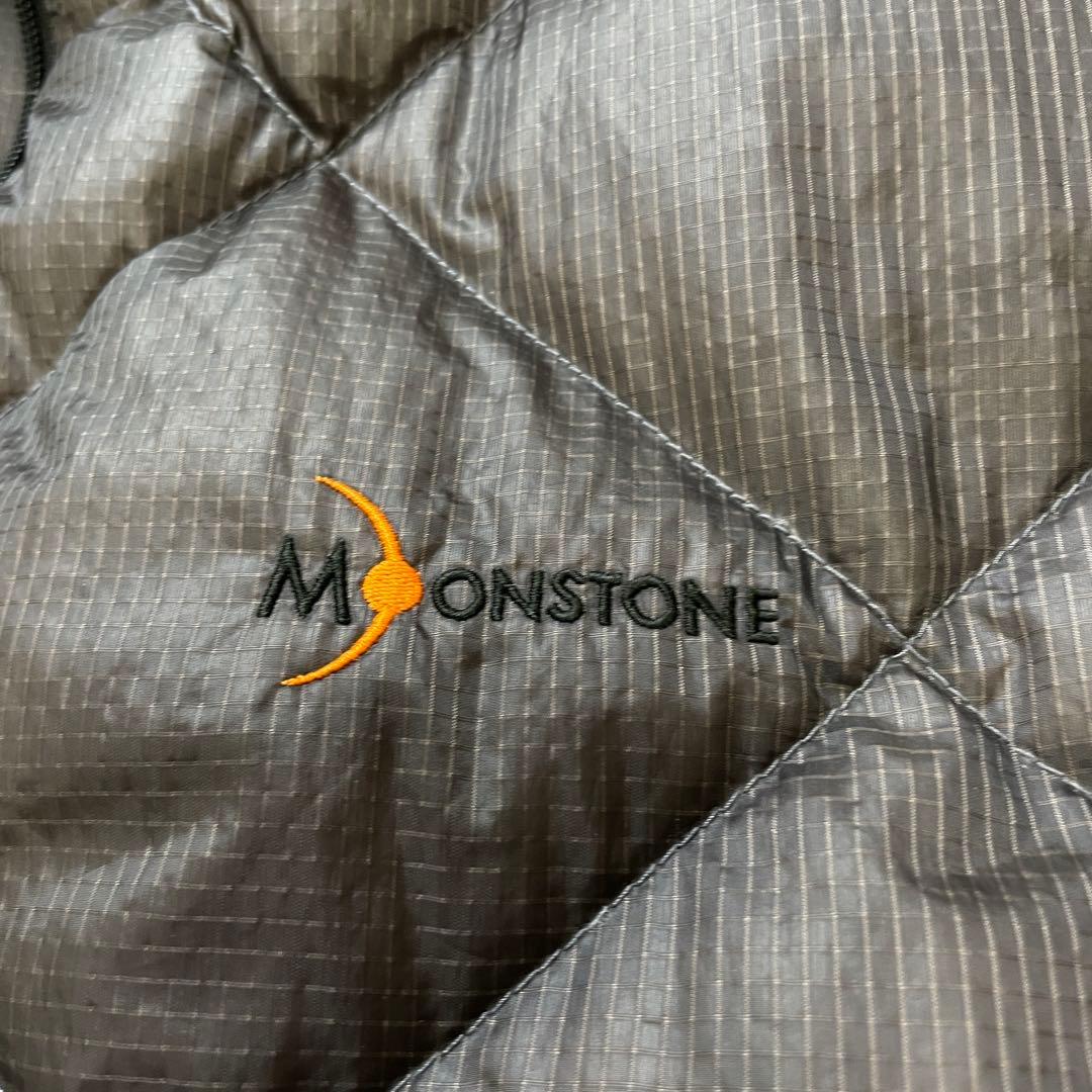 90s MOONSTONE グースダウン ダイヤキルティング L ブラウン