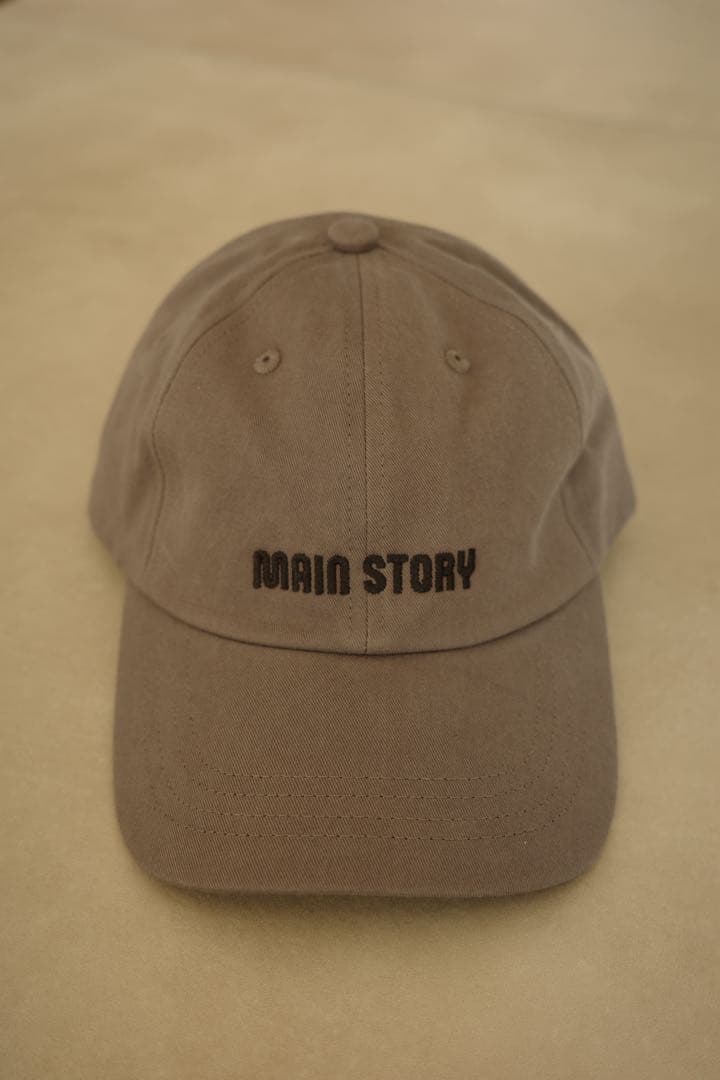 main story 26ss キャップ　グレー　M-L 即購入可