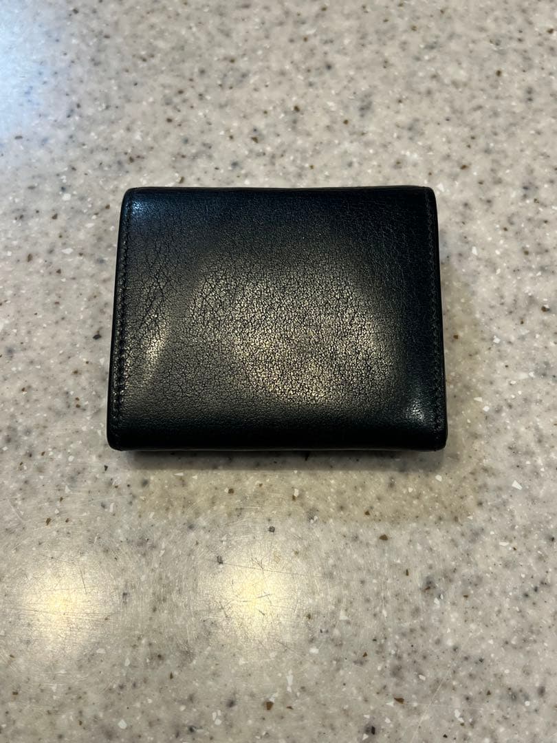 Cartier レザーケース 黒/ボルドー