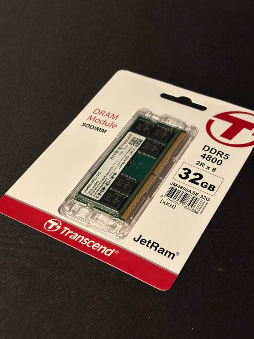 【新品・未開封】 DDR5 SO-DIMM 4800 32GB