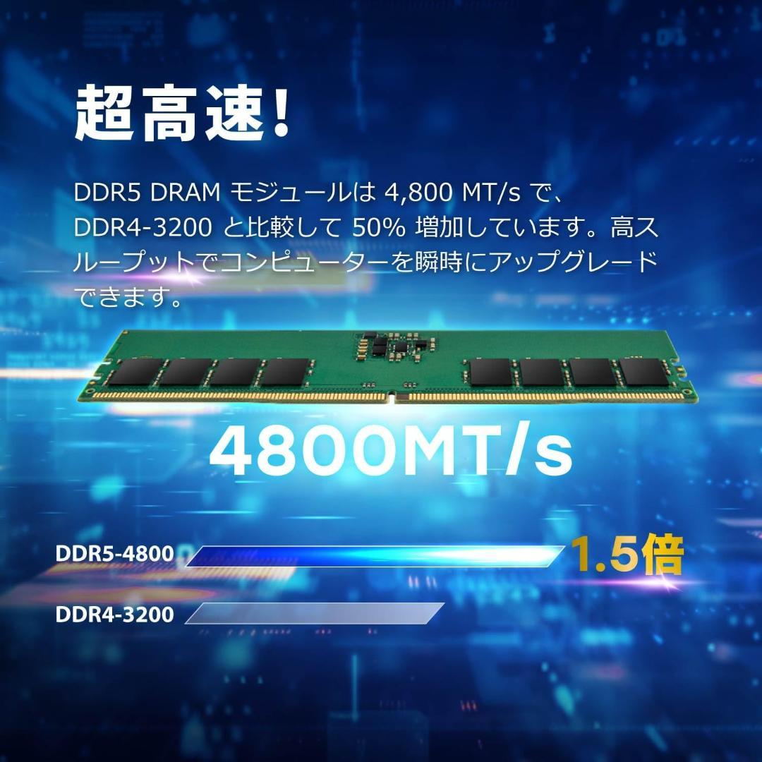 【新品・未開封】 DDR5 SO-DIMM 4800 32GB