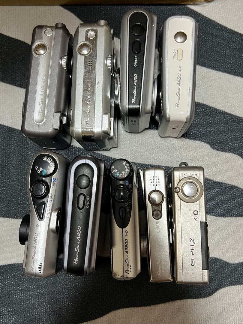 Canon キャノン　デジタルカメラ　9台　動作未確認　ジャンク　修理用