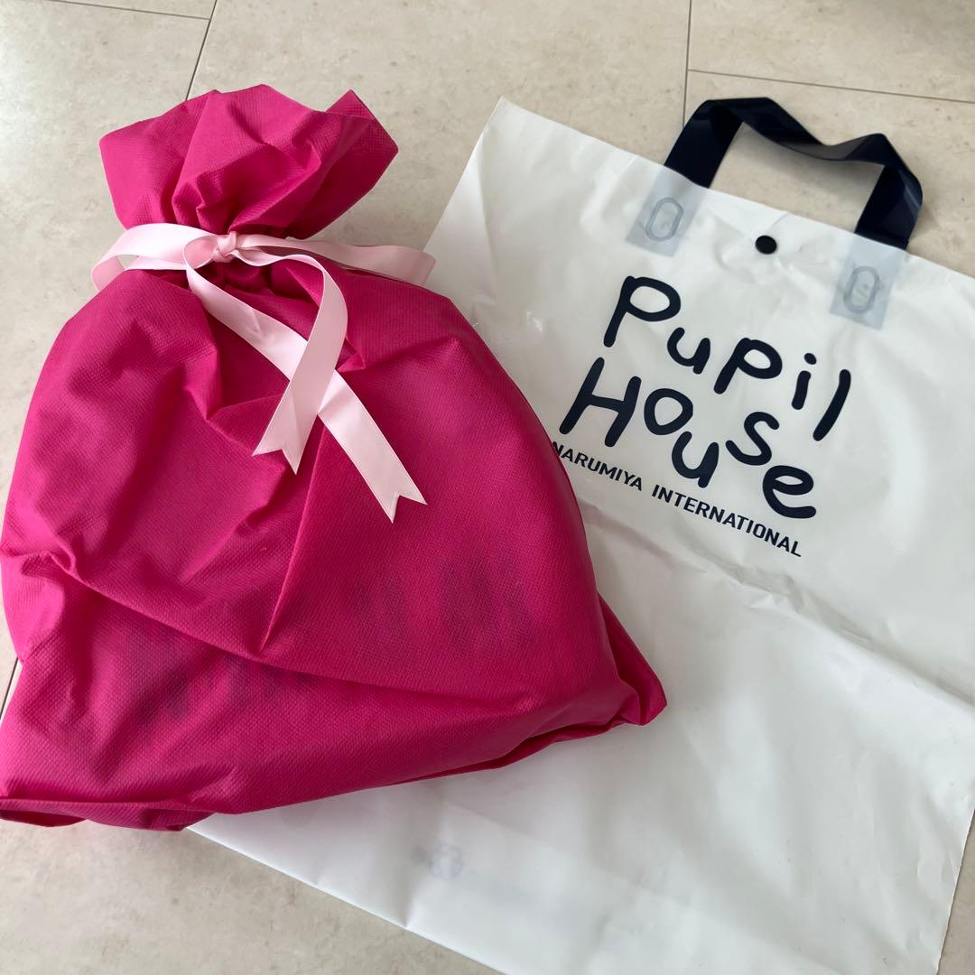 mezzo piano ピンク色　ピアノデザイン ショルダーバッグ