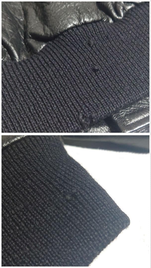 ヤマハ 80s YAMAHA レザージャケット A-2 黒 キルティング 日本製