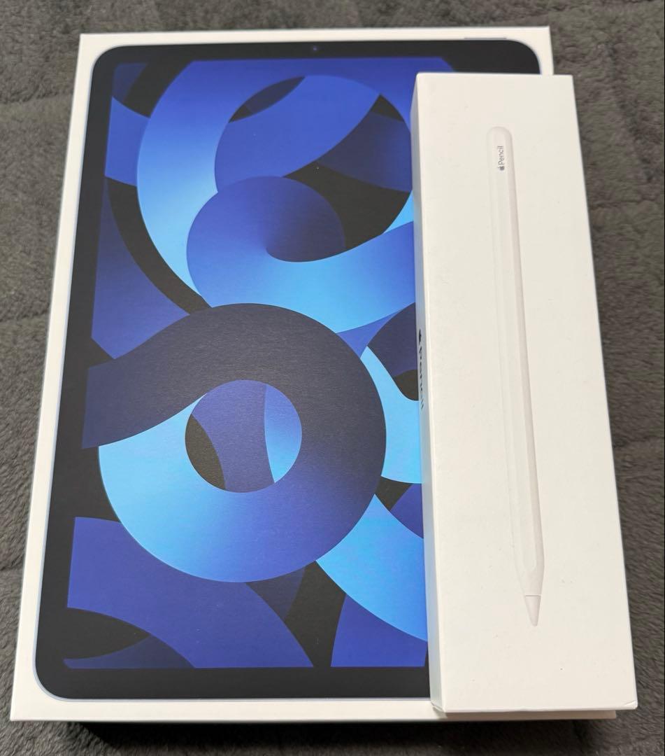 YiPad Air 第5世代256GBブルー　Apple Pencil