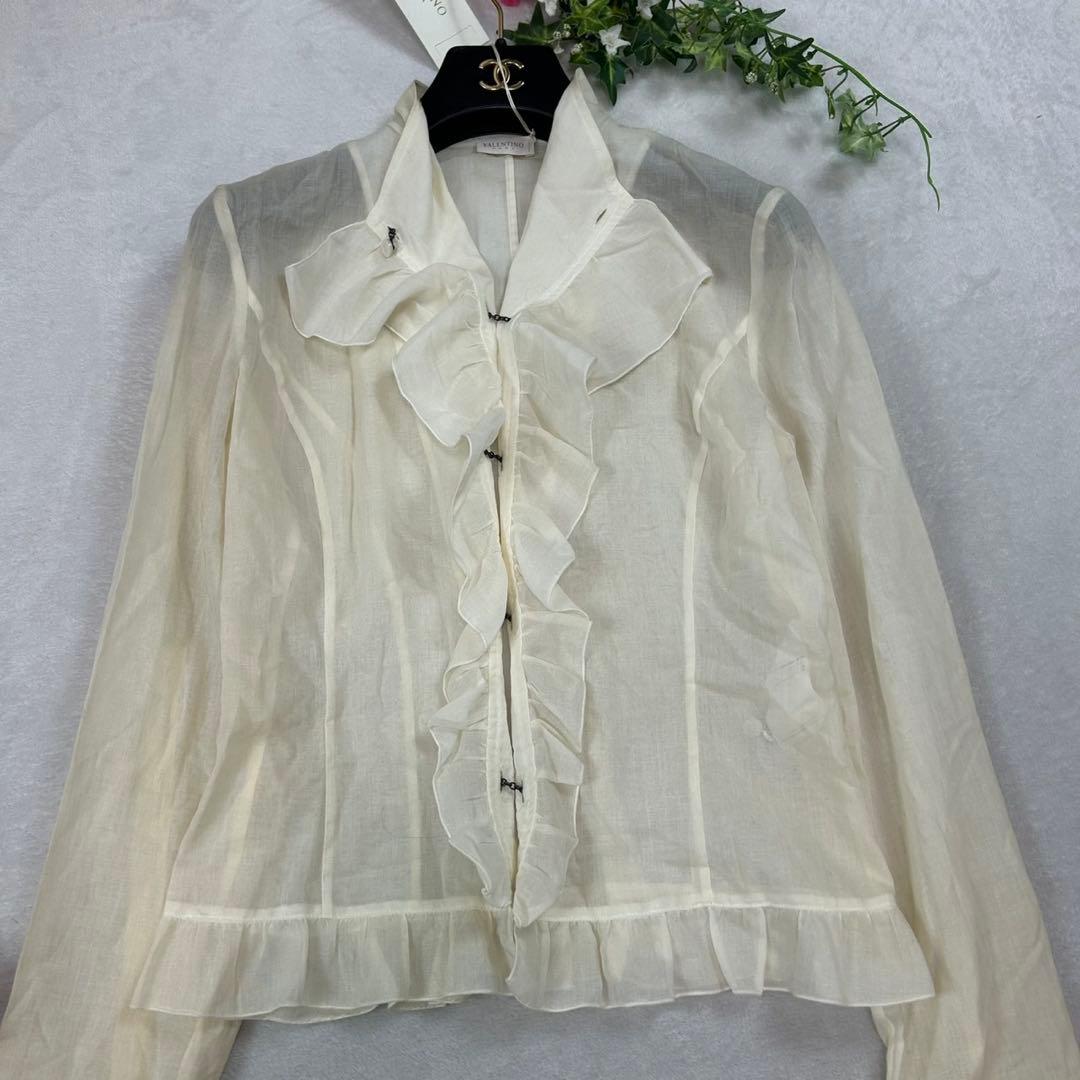 J426 新品未使用 タグ付き M 40 ヴァレンティノ ブラウス レディース