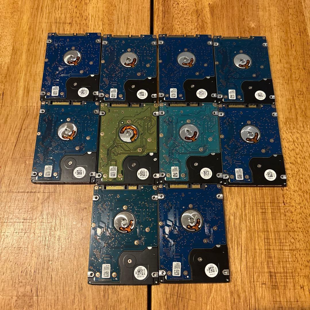 内蔵型 HDD HGST 500GB 10台セット①