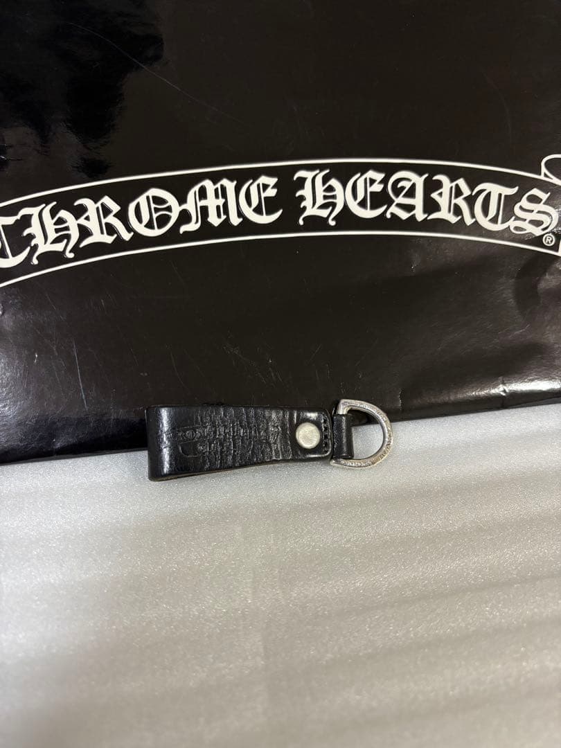 【国内正規品】クロムハーツベルトループ　レザー　ブラック