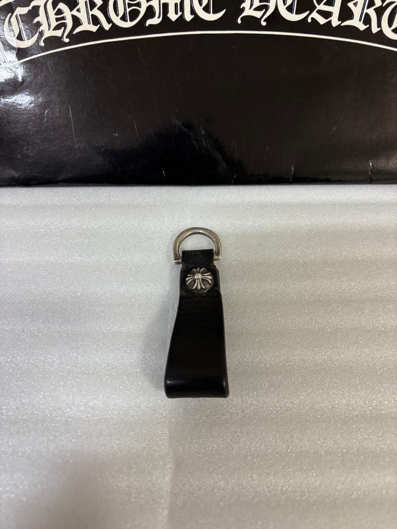 【国内正規品】クロムハーツベルトループ　レザー　ブラック