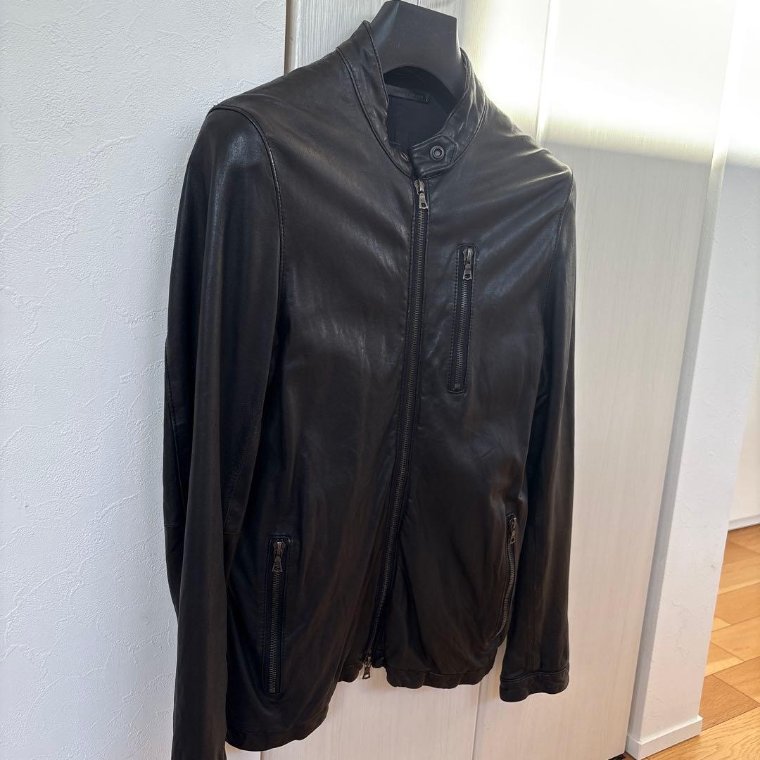 トゥモローランド　黒 レザー ライダースジャケット　M