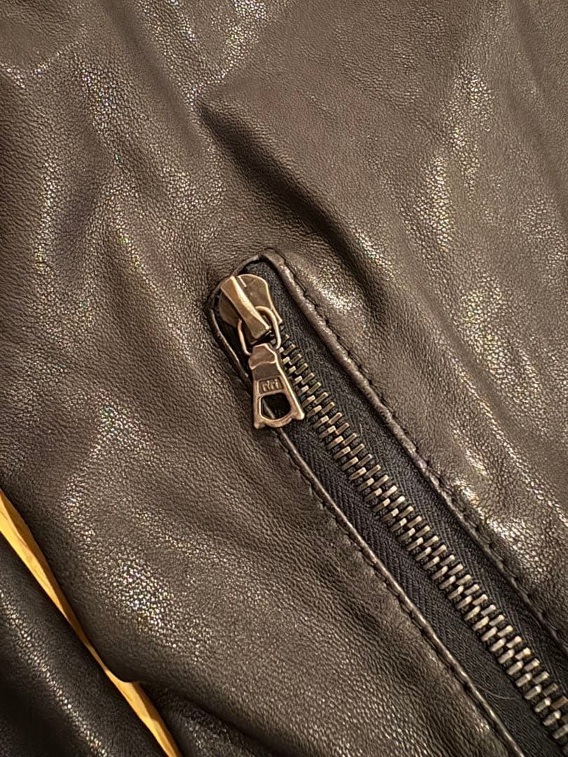 トゥモローランド　黒 レザー ライダースジャケット　M