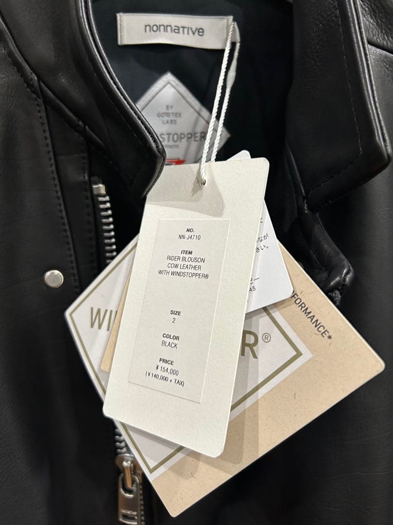 ジャケット・アウター nonnative RIDER BLOUSON COW LEATHER 2