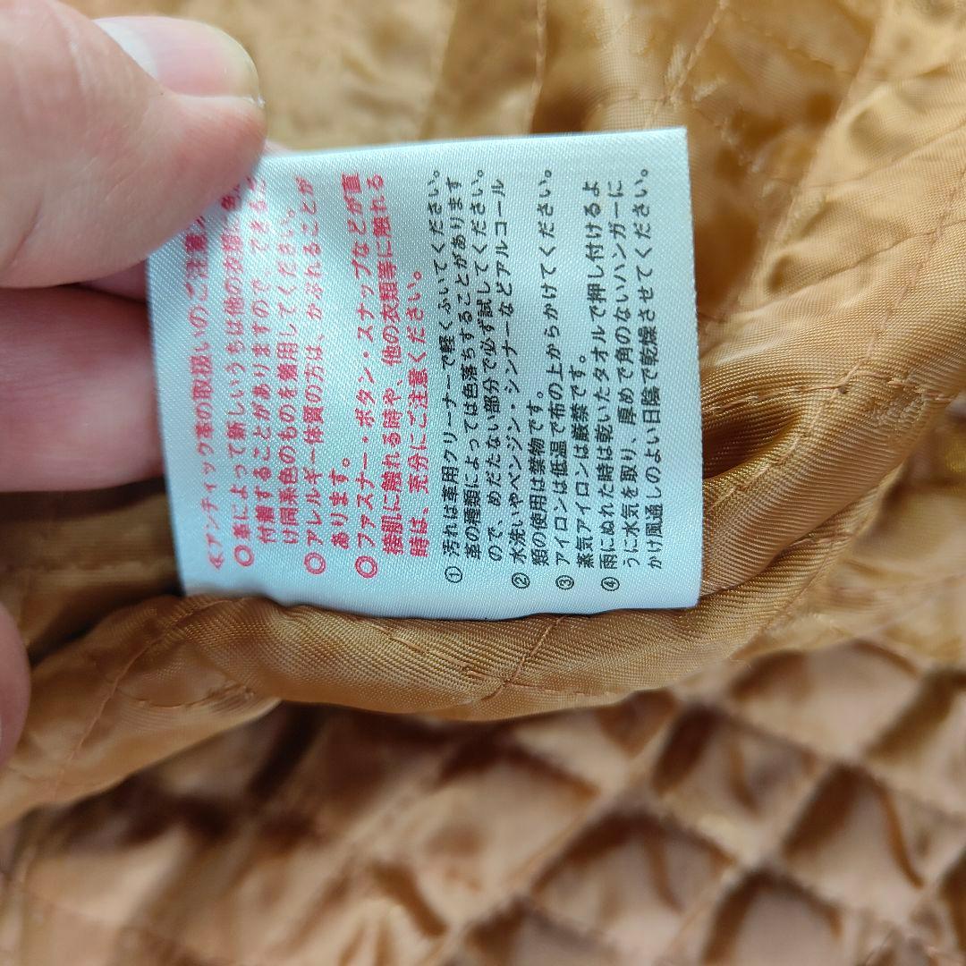 Wind Armor ウインドドアーマー レザージャケット LL　キャメル