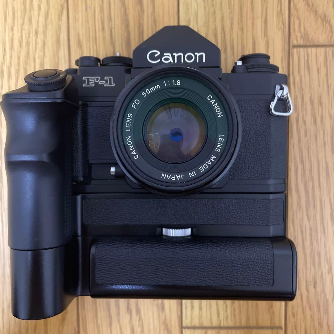 【動作OK】Canon new f-1 モータードライブ　カメラ